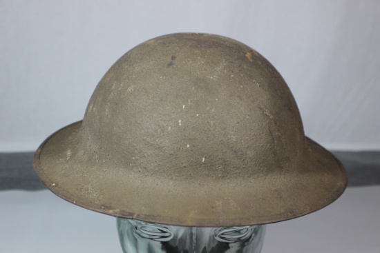 US WW1 78th Infantry Division Painted Helmet.  W/ Liner & Chinstrap.