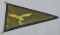 Luftwaffe Staff Vehicle Pennant With Frame