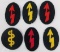 6pcs-Misc. Hitler Youth Specialist Sleeve Rate Patches-Medical/Signals