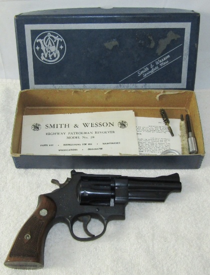 Smith & Wesson .357 Cal.  Model 28-2 "Highway Patrolman" Revolver W/Box-1968 Production