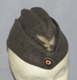 Luftwaffe Enlisted Man's Overseas/Garrison Cap 1943 Dated