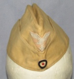 Luftwaffe Tropical/Afrika Korps Garrison/Overseas Cap For Enlisted