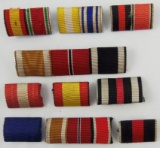 10pcs-Misc. WWII Period German Medal Ribbon Bars.