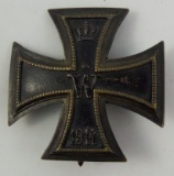 WW1 German Iron Cross 1st Class-Pin Back
