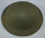 Early WW2 Production M1917-A1 Doughboy Helmet-Named To U.S. Officer