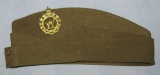 WW2 Canadian Officer's Garrison Cap-Ontario Regiment-Operation Husky-Named