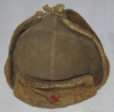 WW2 Russian Soldier Eastern Front Cold Weather Fur Hat