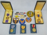 Named WW2 13th Army Air Force Medal Grouping-Purple Heart/Air Medal Etc.