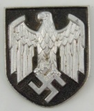 Wehrmacht Pith Helmet Eagle Shield Device