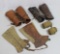 US WW1 Legging Lot. 2 Leather Pairs. Cavalry Reinforced Pair. 1 Pair of Puttees.