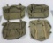 Lot of 4 US WW2 Combat Cargo Field Packs. Nicely Marked. Good Condition.