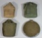 Lot of 3 US WW2 Canteens. 1 British Lend Lease, 1 1942 Dated, & 1 Late War Canteen. All Nice.