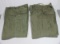 2 Pairs of Korean War Era M-1951 Wind Proof Pants. 1 Mint Size Large!