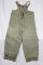 US WW2 USN Navy Foul Cold Weather Lined Deck Pants. W/ Button. Nice. Worn.