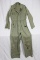 US WW2 Army HBT Coverall. Named. Heavily Worn Condition.