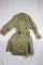 US WW2 Army Officer's Overcoat. Impossible To Find. Fair Worn Condition. Named.