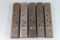 Lot of 5 Cold War Era Israeli Uzi 25 Round 9mm Magazines.