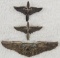 3pcs-WW1 Period Winged Prop Insignia-Theater Made Service Pilot Wing