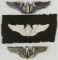 3pcs-WW2 Period US Army Air Forces Bombardier Wings