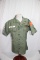 US Vietnam Military Assistance Group Fatigue Shirt. Short Sleeve. Theater Made Name Tape. Complete.