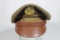 Gorgeous US WW2 Army Air Corps Enlisted Visor Hat Cap. Great Saddle Shape!