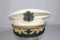 Rare US Pre WW2 Army Field Grade Officer's Mess Dress White Visor Hat Cap. Named To Colonel.