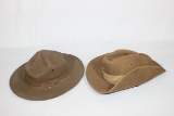 US WW2 & Australian WW2 Campaign Drill Instructor Hat & Wool Felt Slouch Hat