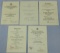 5pc WW2 Nazi Soldier Medal/Badge Award Document Grouping