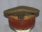 WW2 U.S. Army/Army Air Corp Officer's Visor With Rare Bullion Insignia-Knox