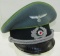 Scarce WW2 German Visor Cap For Grenadier Officer