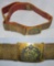 Victorian Period British Officer's Brocade Belt With Buckle.