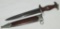 Early SA Dagger With Scabbard-Extremely Rare Maker 