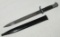 Wehrmacht Dress Bayonet W/Scabbard-Single Side Etched Blade With Unit Etching-Alcoso