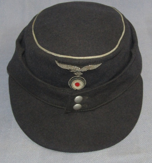 Luftwaffe Officer's M43 Cap-Bullion Insignia-Private Purchase