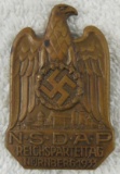 Early Third Reich NSDAP Nurnberg Rally Badge-1933 Dated