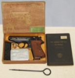 Rare! Pre/Early WW2 SS/Nazi Police Issue (E/C) Walther PPK Pistol W/Issue Box-Police Booklet