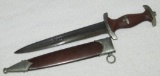 Early SA Dagger With Scabbard-Extremely Rare Maker 