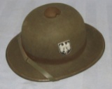 2nd Model WW2 German Wehrmacht Pith Helmet-1942 Dated