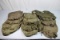 Lot of 12 US Vietnam & Later Gas Mask Bags. All Used.