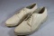 Vietnam Era USMC Bates Floataway White Dress Shoes. 11 1/2 E.