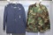 2 Uniform Jackets.  Bullion Embroidery Air Force Officer/Columbian Army Jacket W/Theater Patches