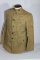 US WW1 Enlisted Veterinarian Uniform Jacket. RARE Collar Disc. Dark Khaki.