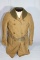 Early US WW2 Army Officer's Mackinaw. Named. Variant Loop Closures. W/ Belt.