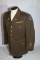 US WW2 3rd Infantry Division Medical Captain Regulation Class A Uniform Jacket. Bullion Stripes.