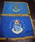 Lot of 2 US Air Force Space & Missile Program Banners. Both Satin.