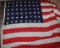 Huge US 48 Star Flag. 9' X 14.5'.