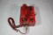 Rare US Navy Red TA-980/U Shipboard Telephone.