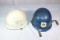 Front Seam Swivel Bale Police Helmet W/ Liner & White Sequin Star Helmet.
