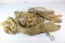 Lot of 7 Unknown US WW2 Equipment Straps.  All 1943 Dated. Maker Marked.