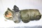 US WW2 M-1945 Butt Pack W/ Pegs, Stakes, & Nylon Shelter W/ Later Army Sleeping Bag.